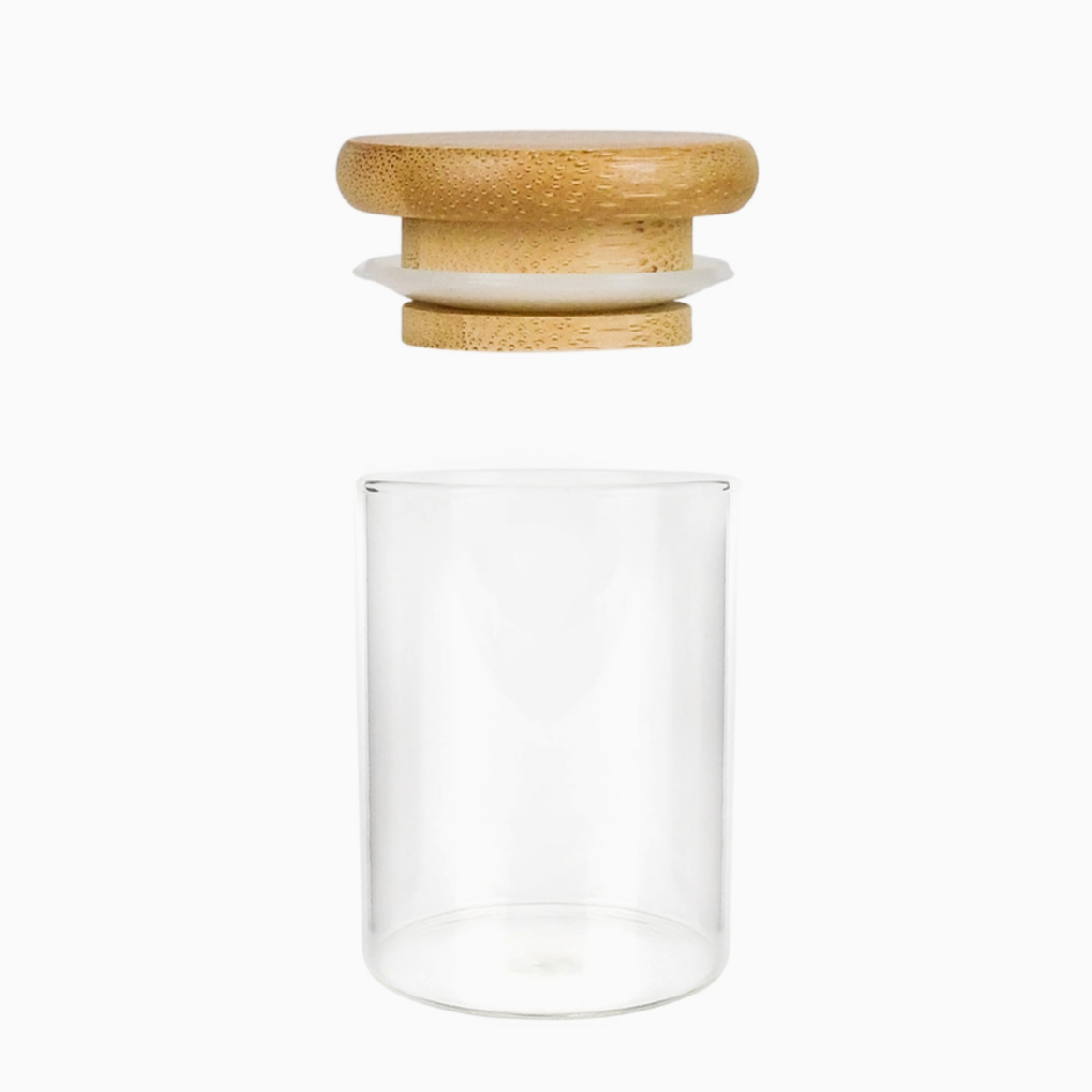 Bamboo Lid Spice Jars - 2oz