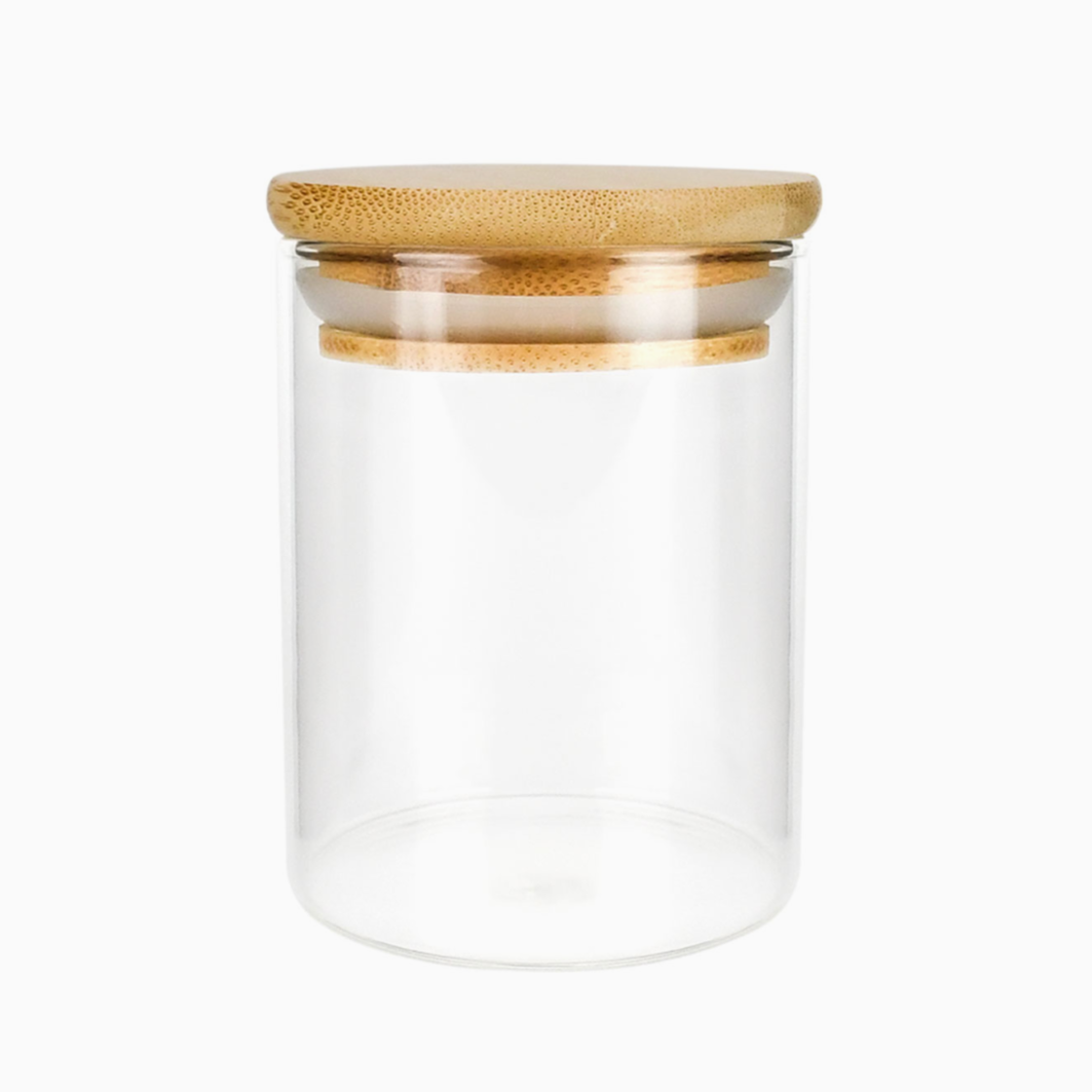 Bamboo Lid Spice Jars - 4oz