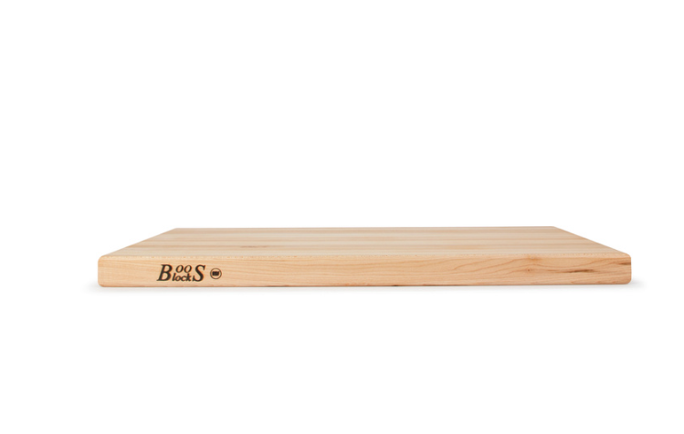 Boos Block R-Board Series Reversible Wood Cutting Board, 1.5-Inch Thickness, 24"x18"x1-1/2”, Maple