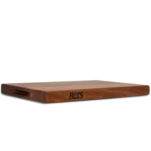 Boos Block R-Board Series Reversible Wood Cutting Board, 1.5-Inch Thickness, 18" x 12" x 1 1/2",Walnut