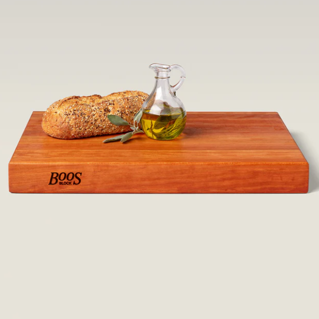 Boos Block RA-Board Series Reversible RA-Board Cutting Board, 2-1/4" Thickness, 20"x15"x2-1/4", Cherry
