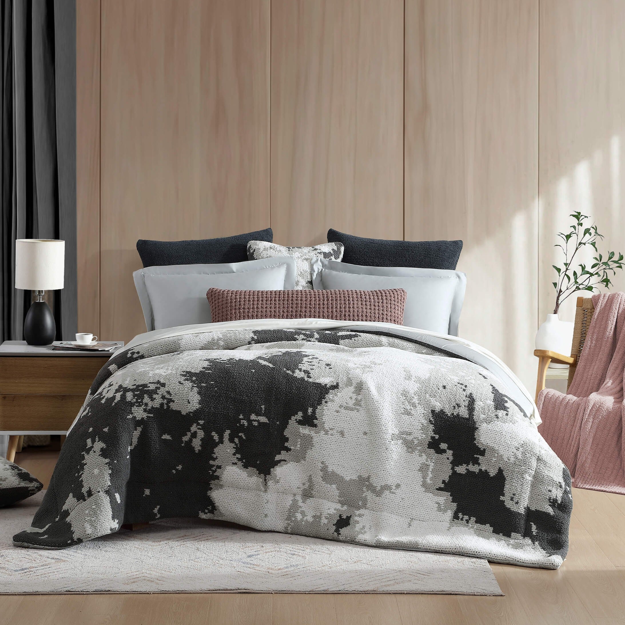 Snug Waffle Lumbar Pillow