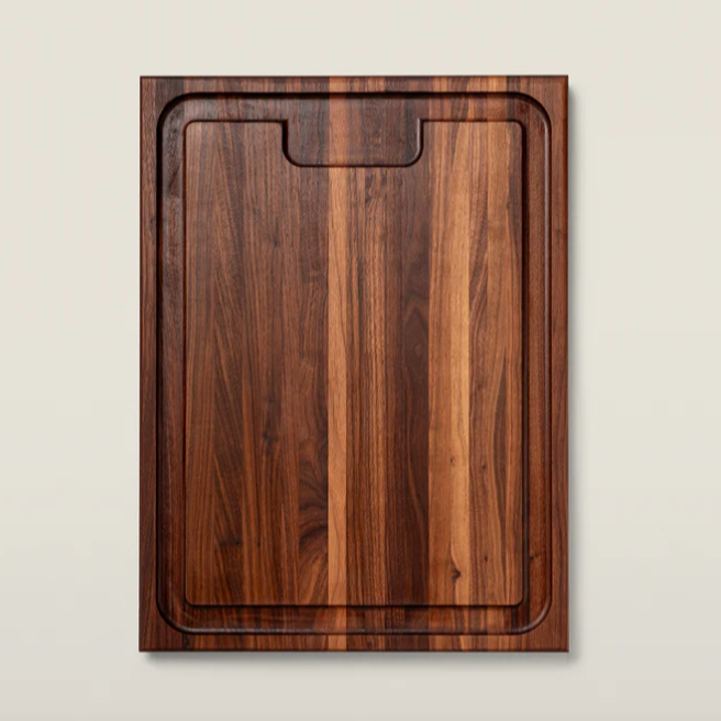 Boos Block AUJUS Series AuJus Cutting Board with Sloped Juice Groove Reversible, 1-1/2" Thickness, Walnut