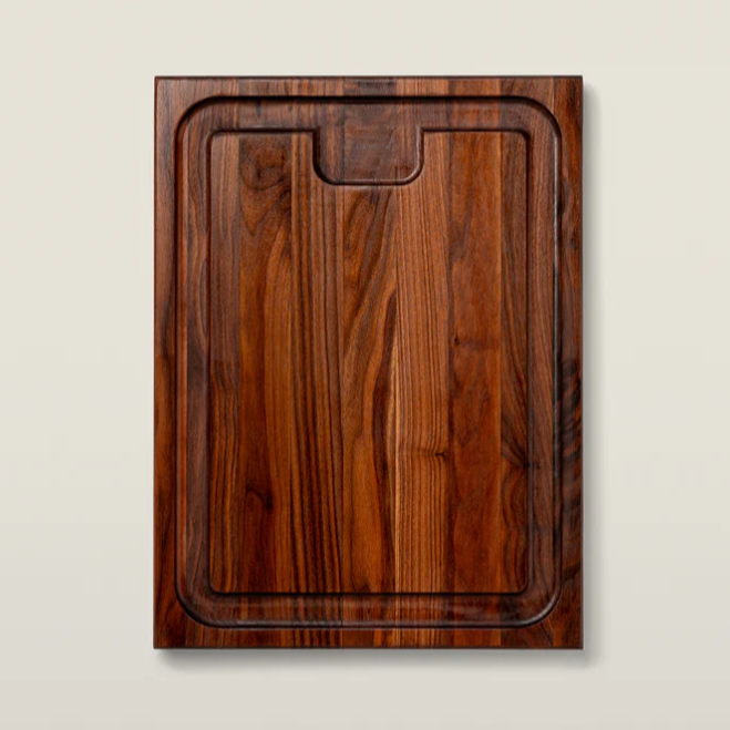 Boos Block AUJUS Series AuJus Cutting Board with Sloped Juice Groove Reversible, 1-1/2" Thickness, Walnut