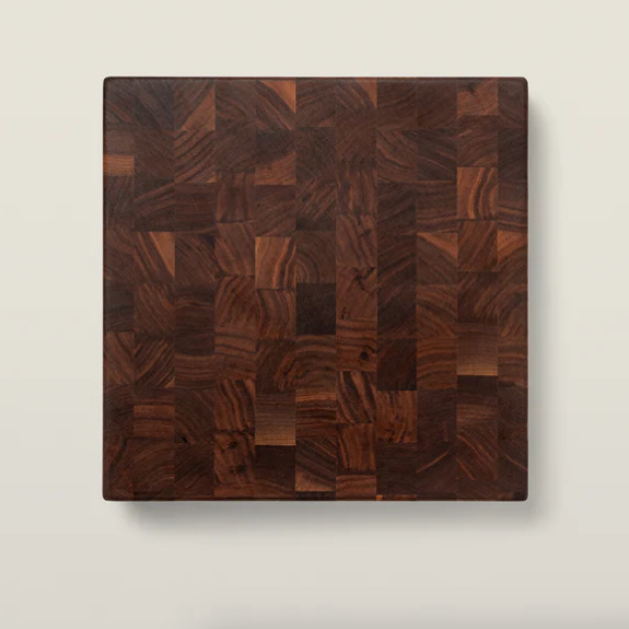 Boos Block Square Chopping Block, Reversible, End Grain, 3" Thick (CCB Series), Walnut