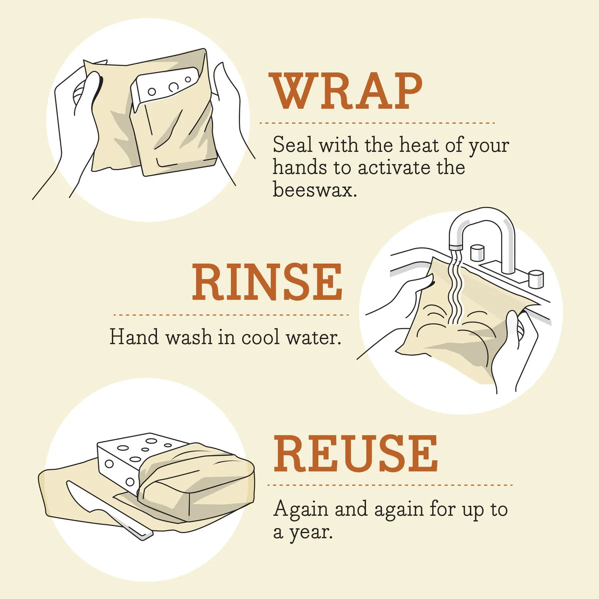 Bee's Wrap, Pack of 3