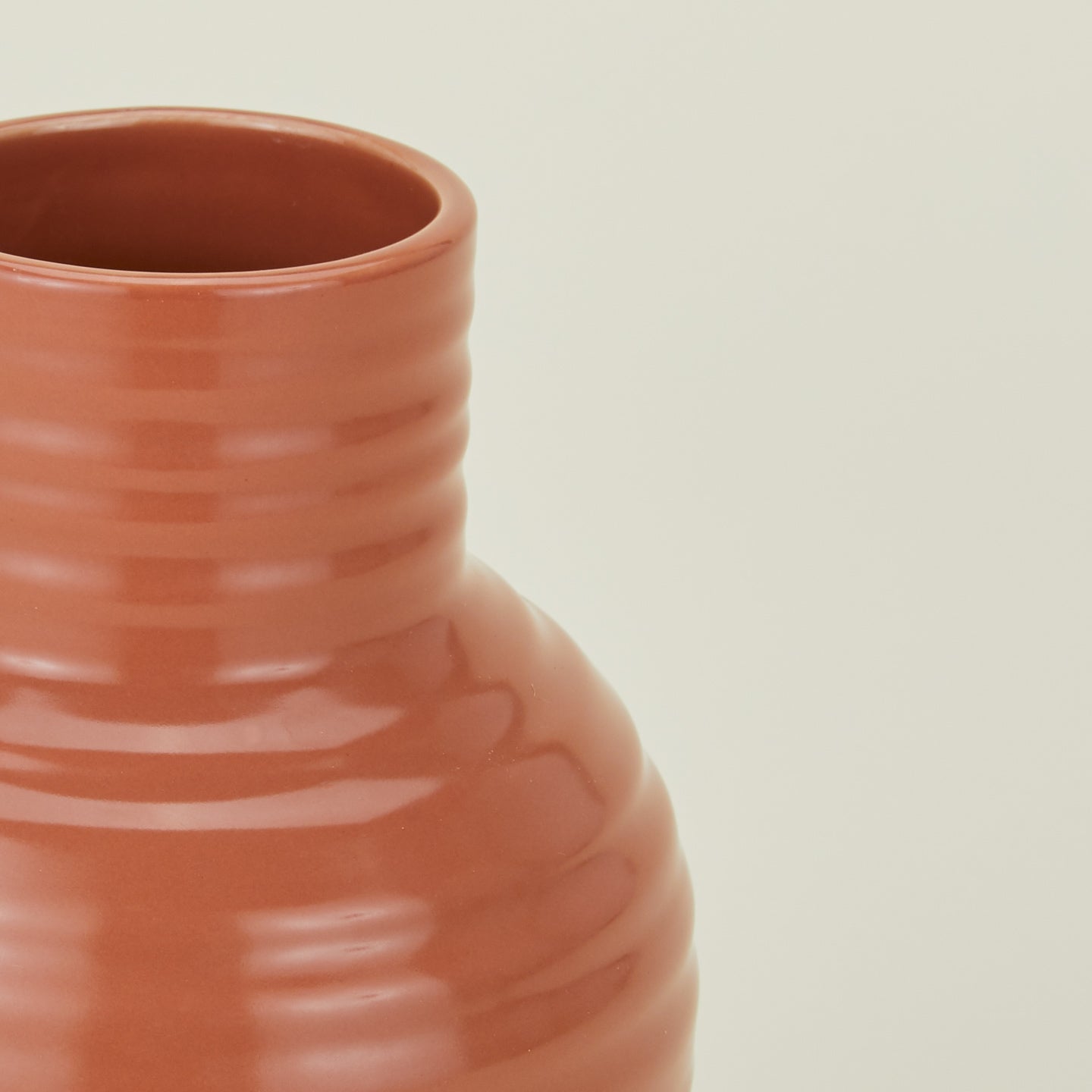 Essential Ceramic Vase - Terracotta