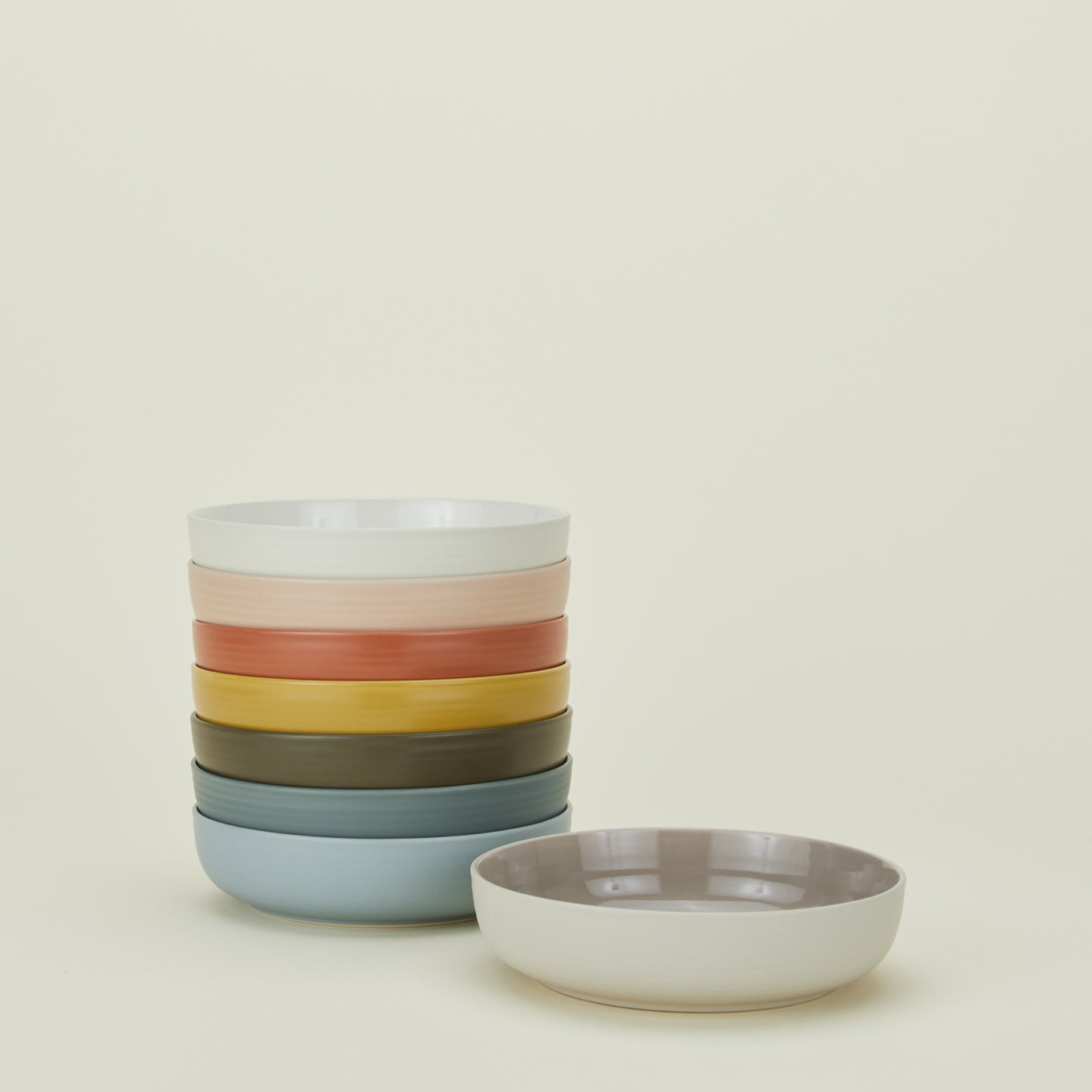 Essential Low Bowl - Set of 4, Peacock