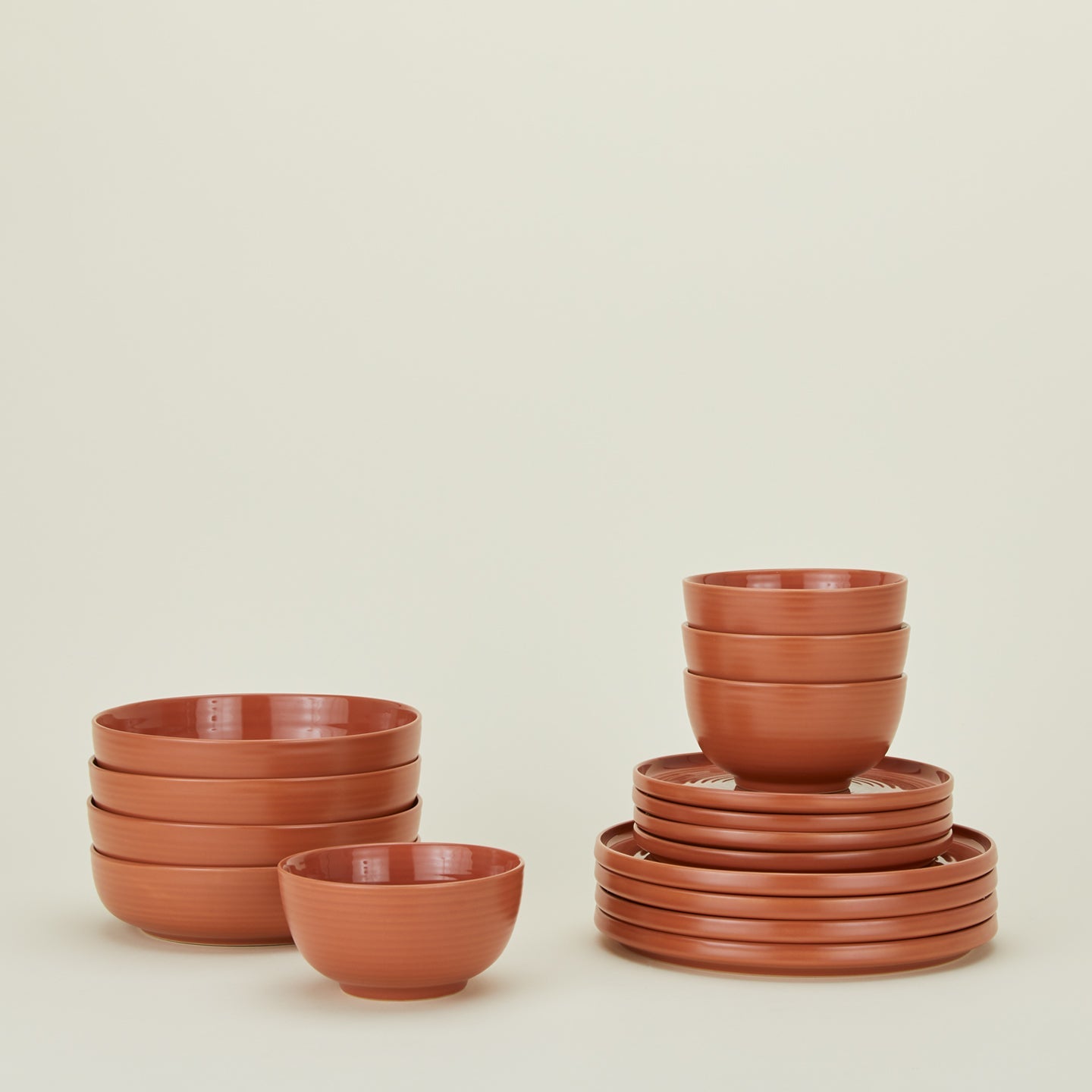 Essential Dinnerware - 16 pc set, Terracotta