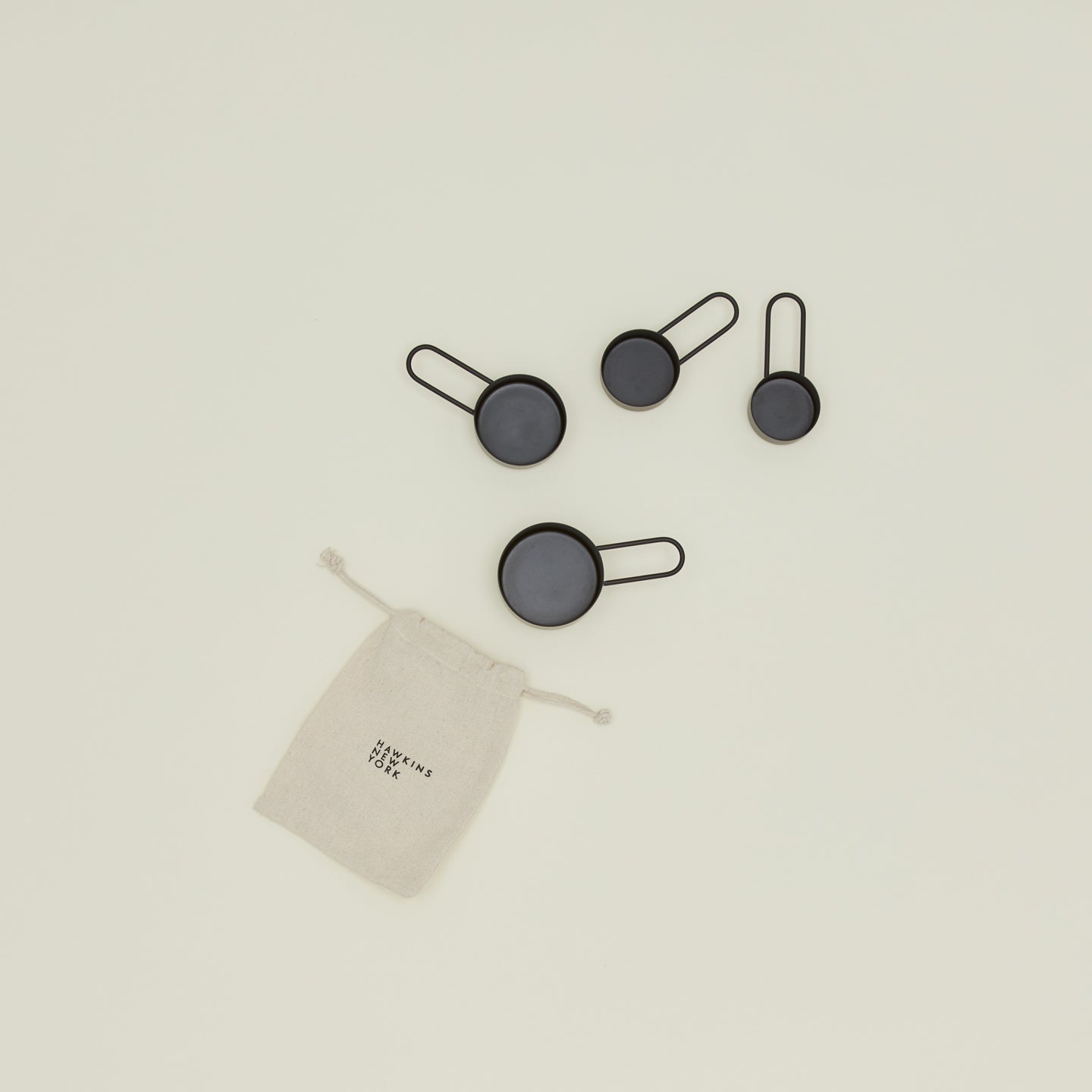 Simple Measuring Cups - Black