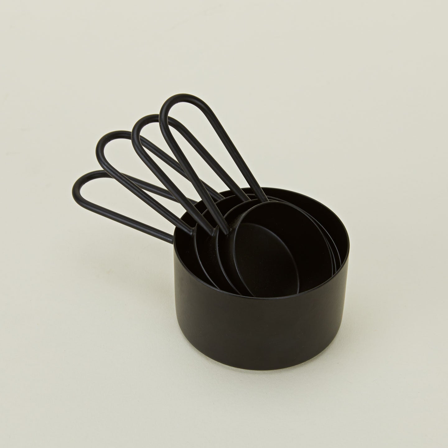 Simple Measuring Cups - Black