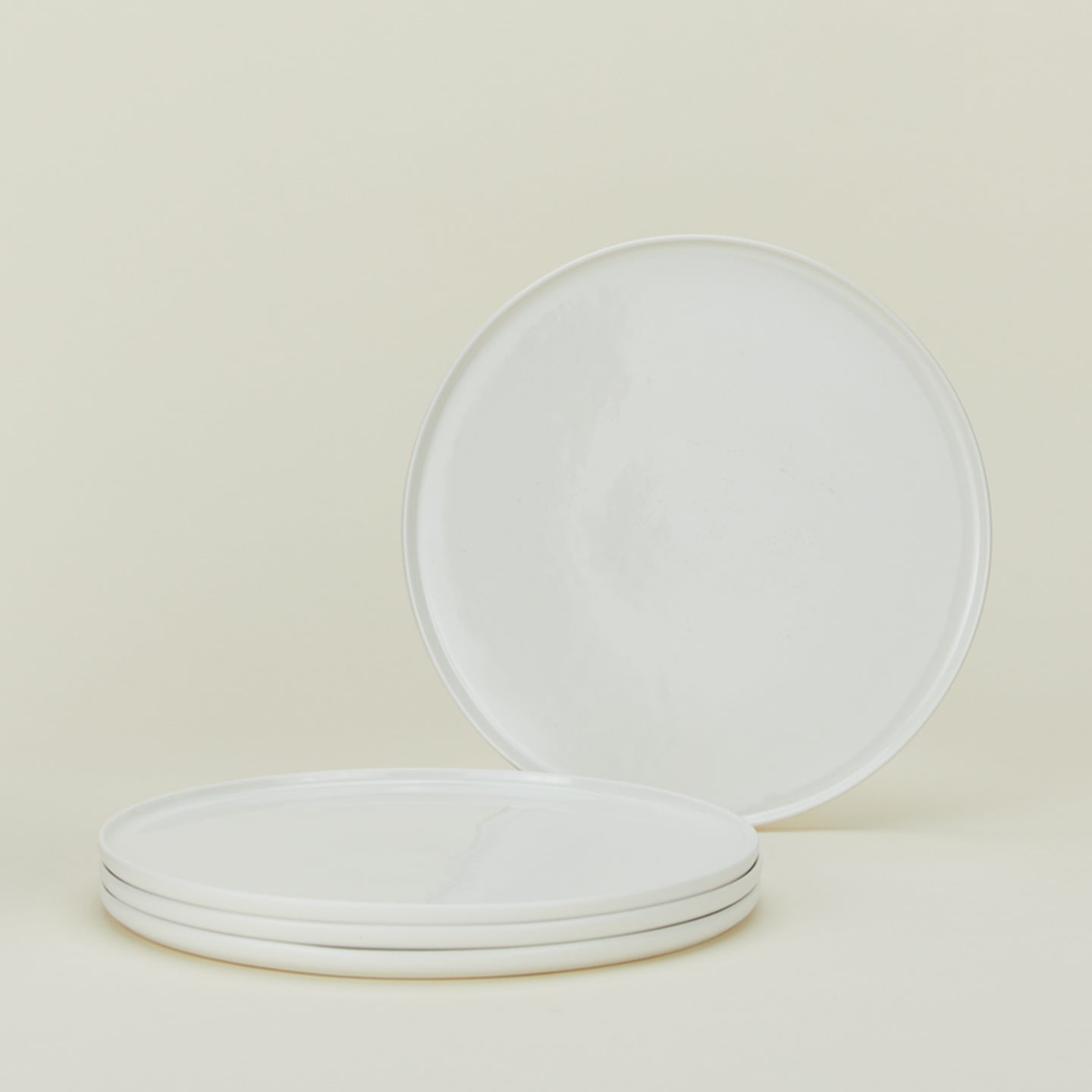 Simple Porcelain Dinner Plate - Set of 4