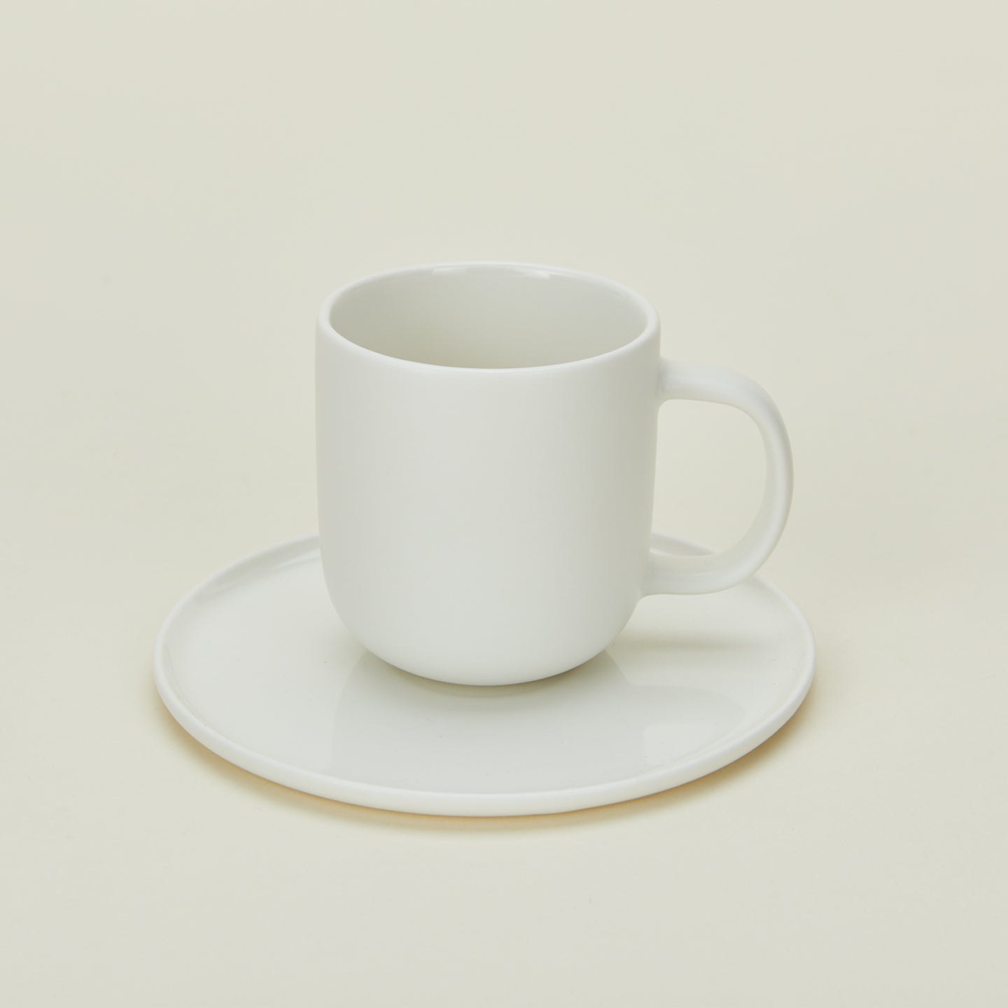 Simple Porcelain Espresso Mugs - Set of 2