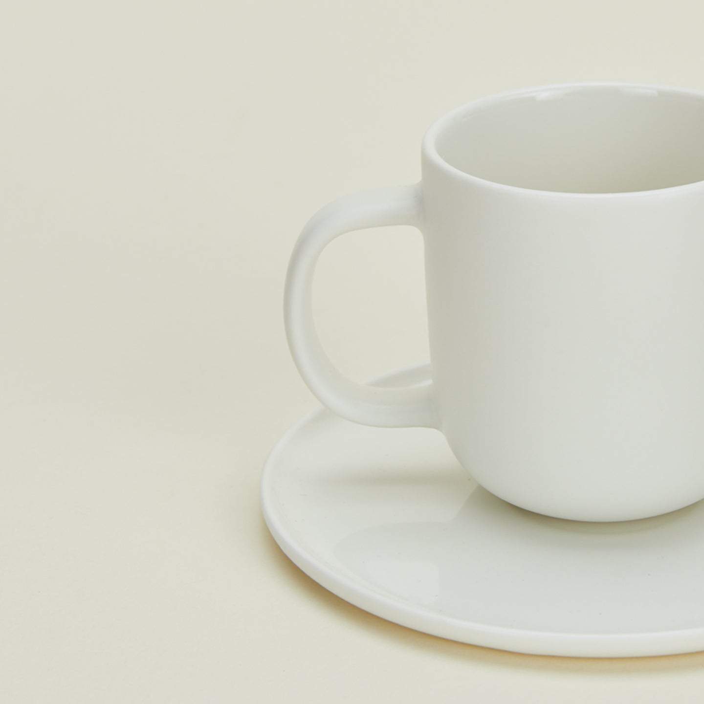 Simple Porcelain Espresso Mugs - Set of 2