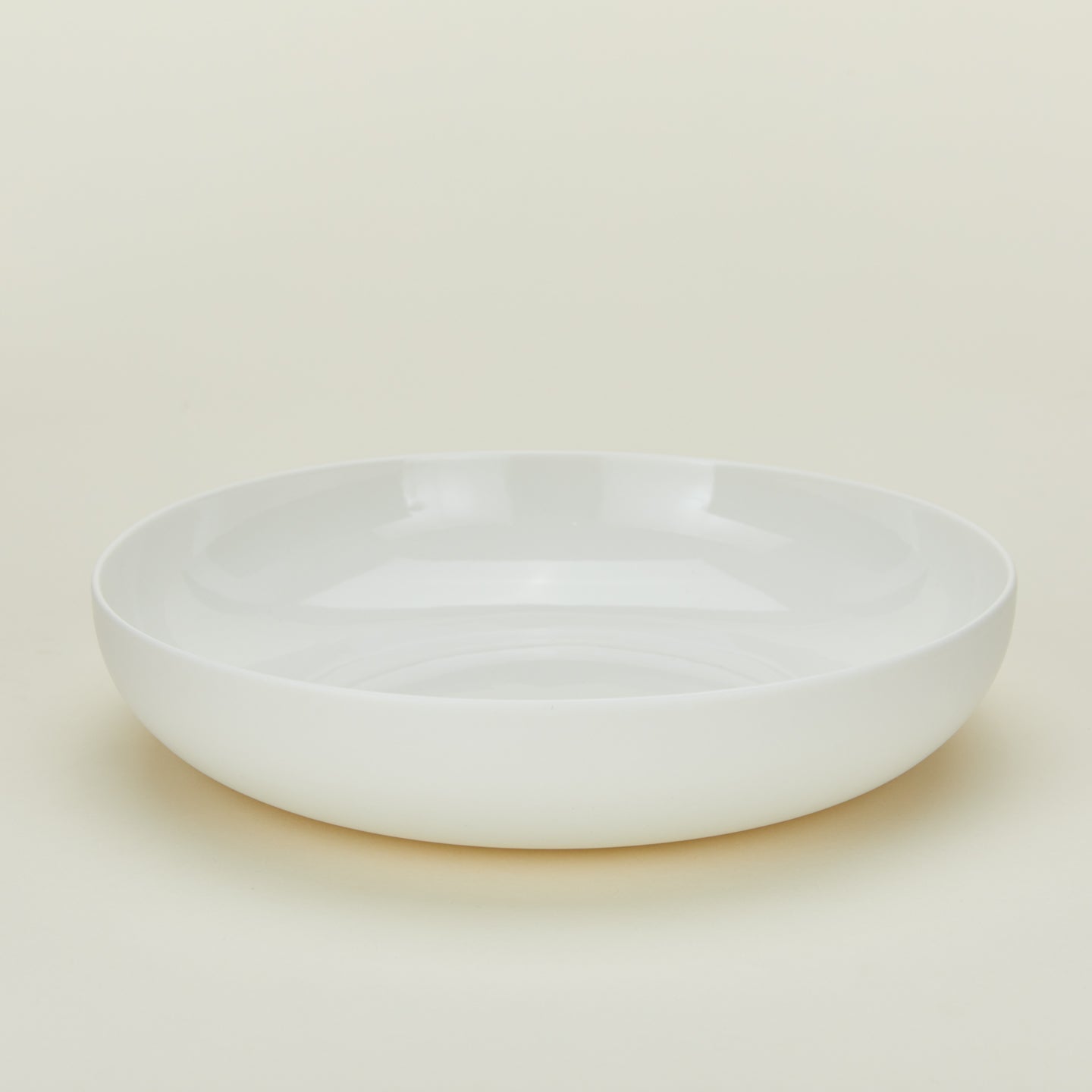 Simple Porcelain Low Bowl - Set of 4