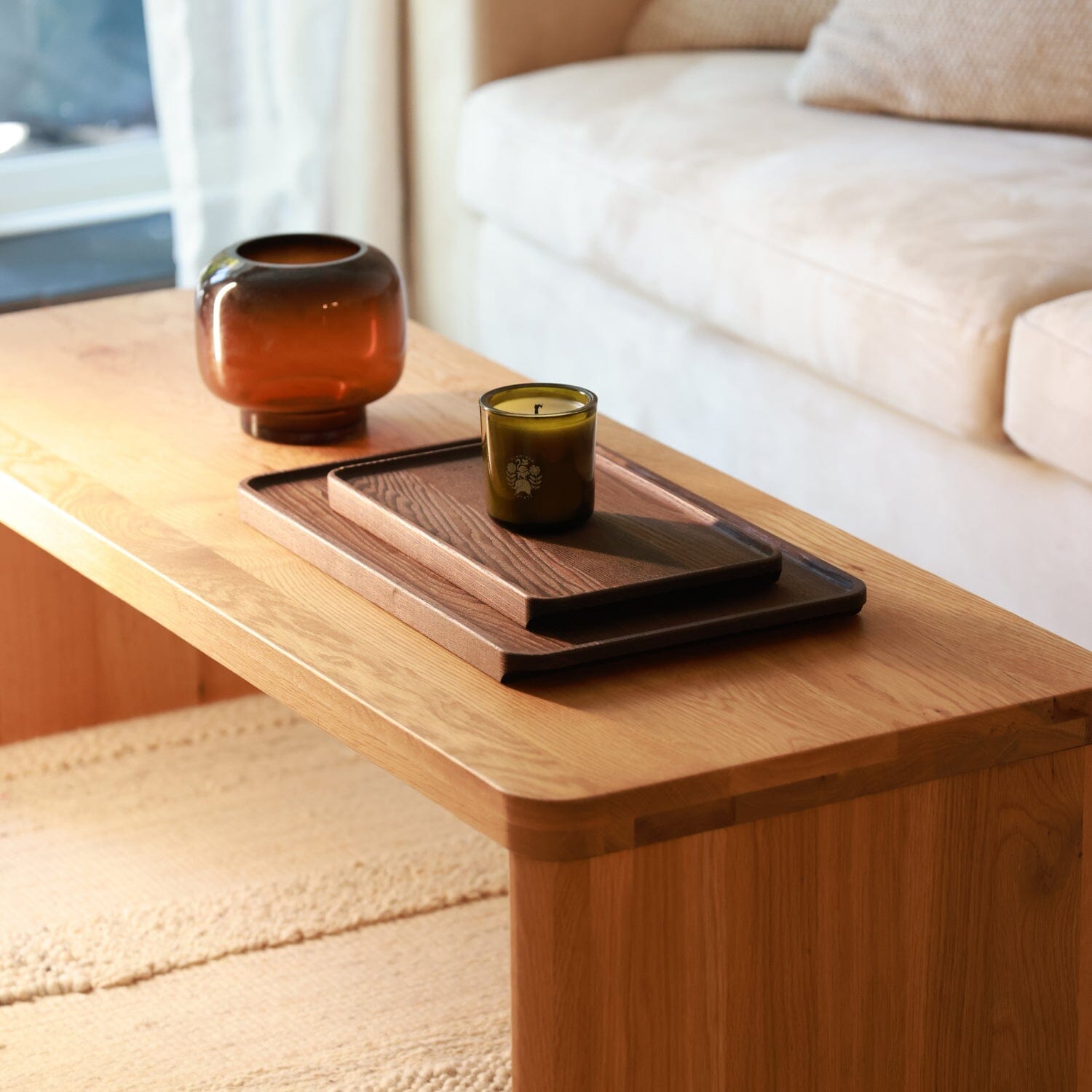 Ash Wood Tray + Serving Board