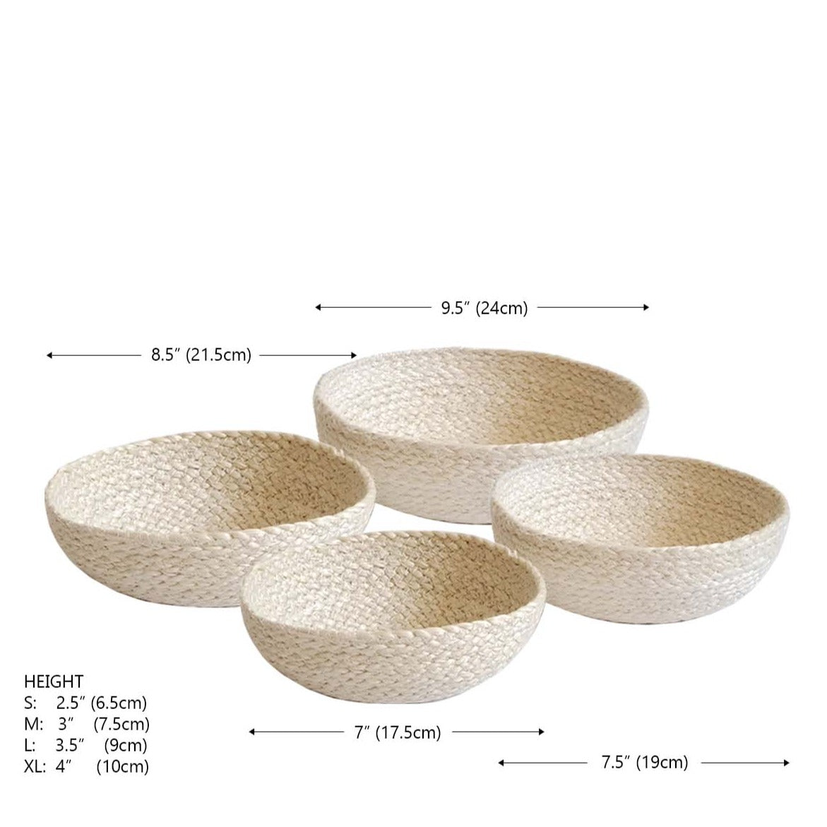 Kata Candy Bowl - White (Set of 4) by KORISSA