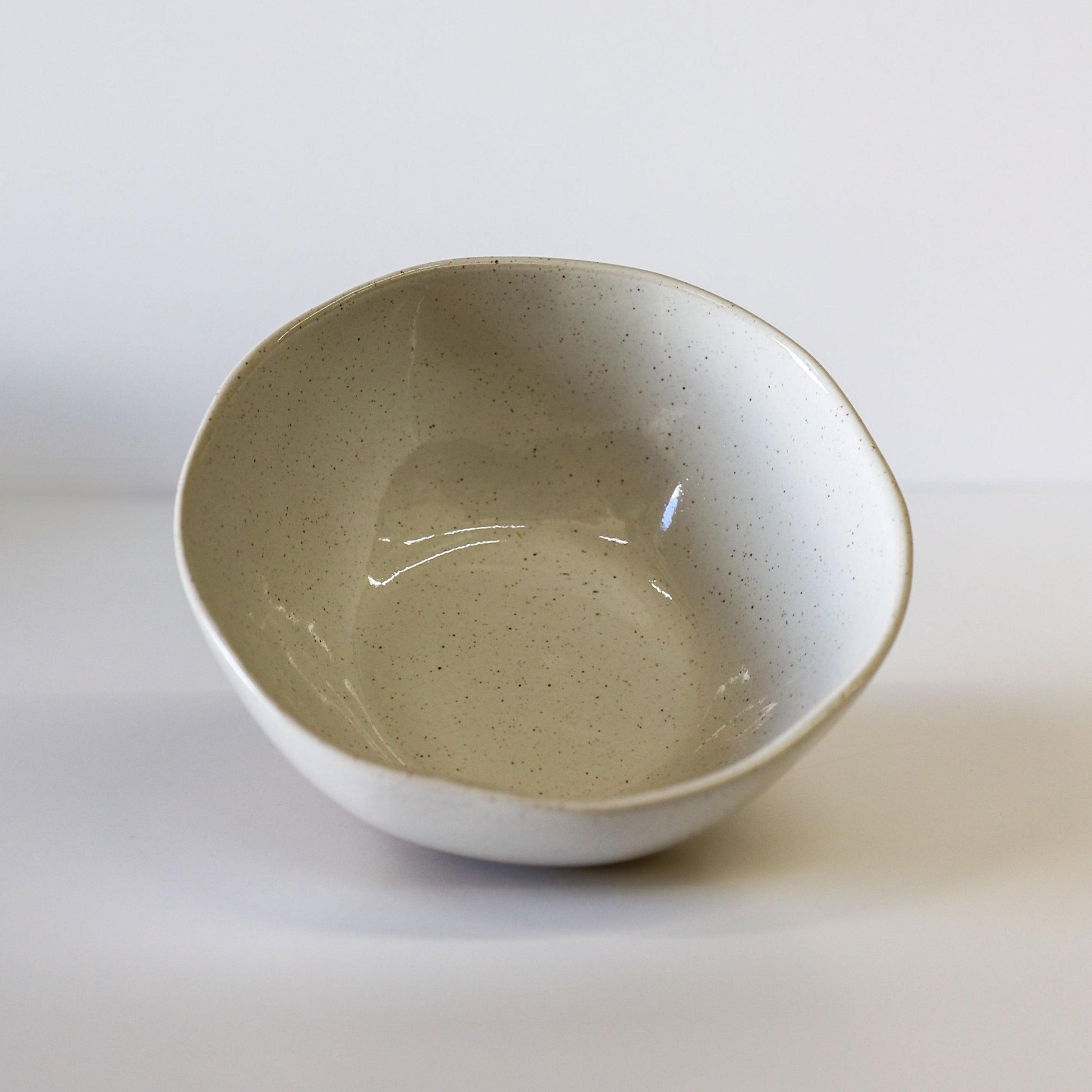 Ola Cereal Bowl - White Speckle (Set of 4)