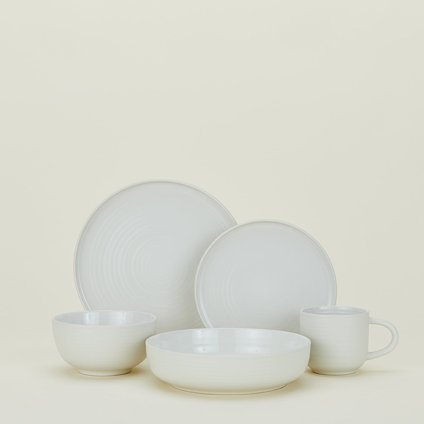 Essential Dinner Plate - Set of 4, Bone