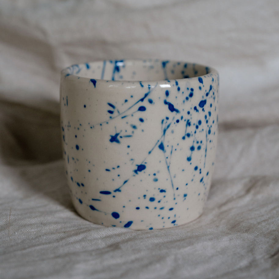 Jackson Handmade Ceramic Tumbler | Speckled Blue