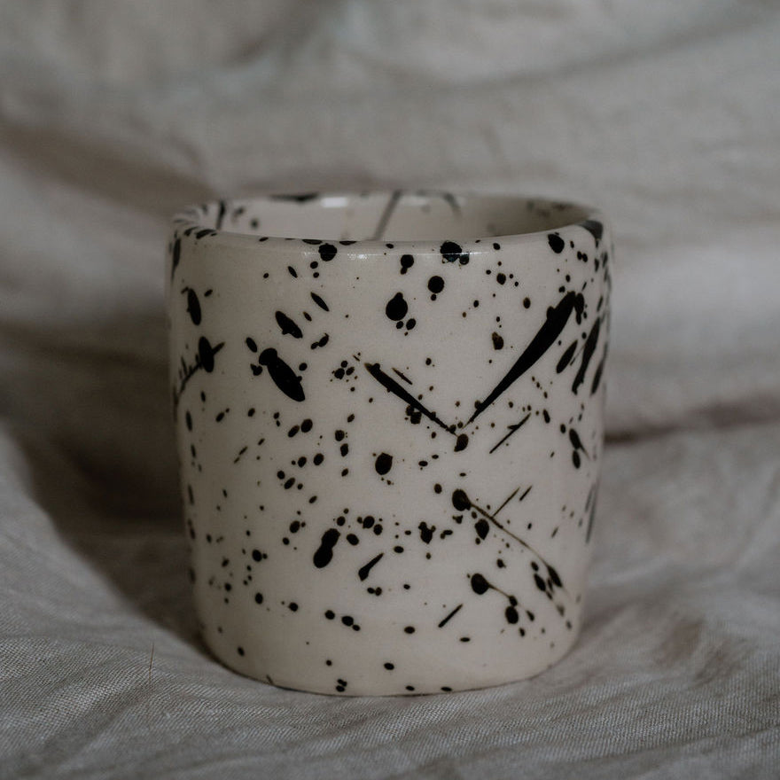 Jackson Handmade Ceramic Tumbler | Speckled Black