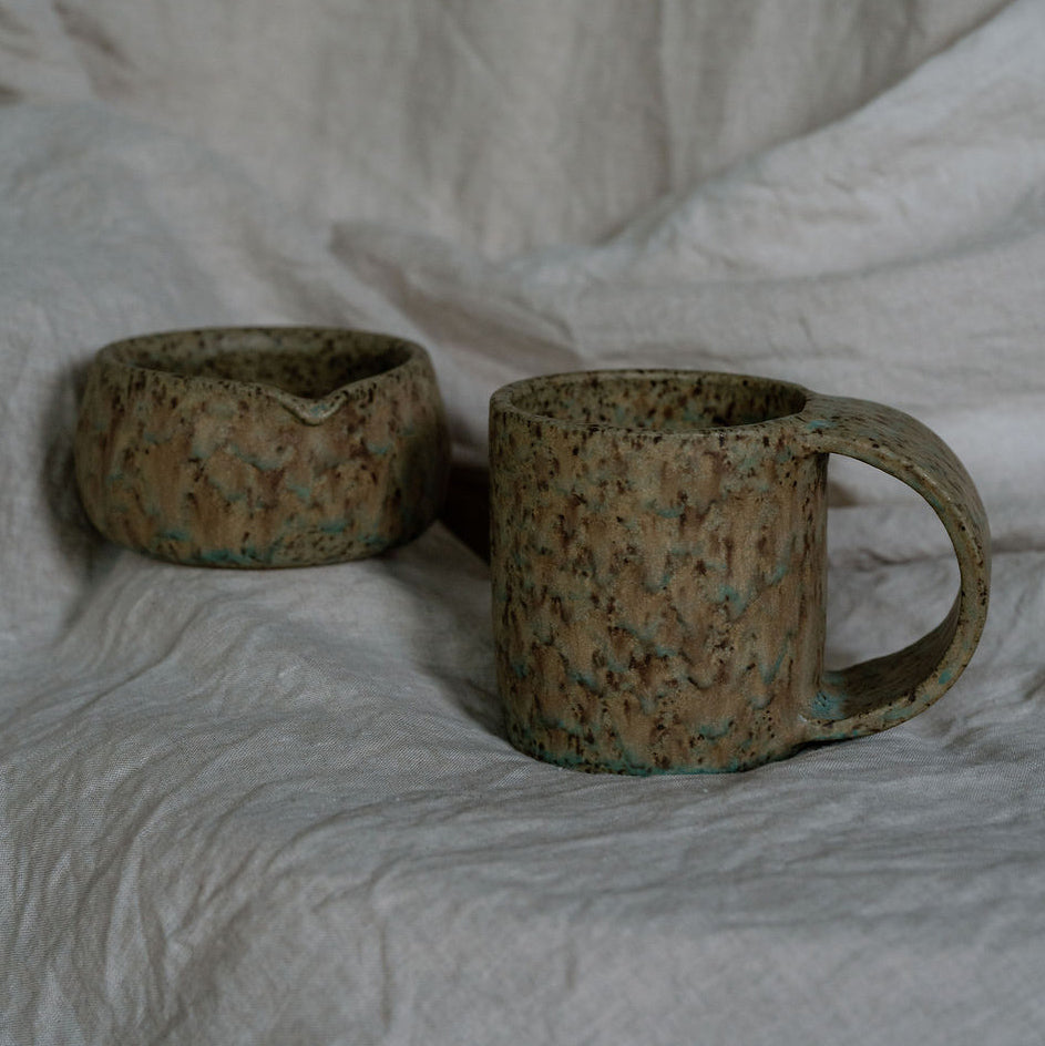 Veridian Emerald Handmade Ceramic Matcha Bowl