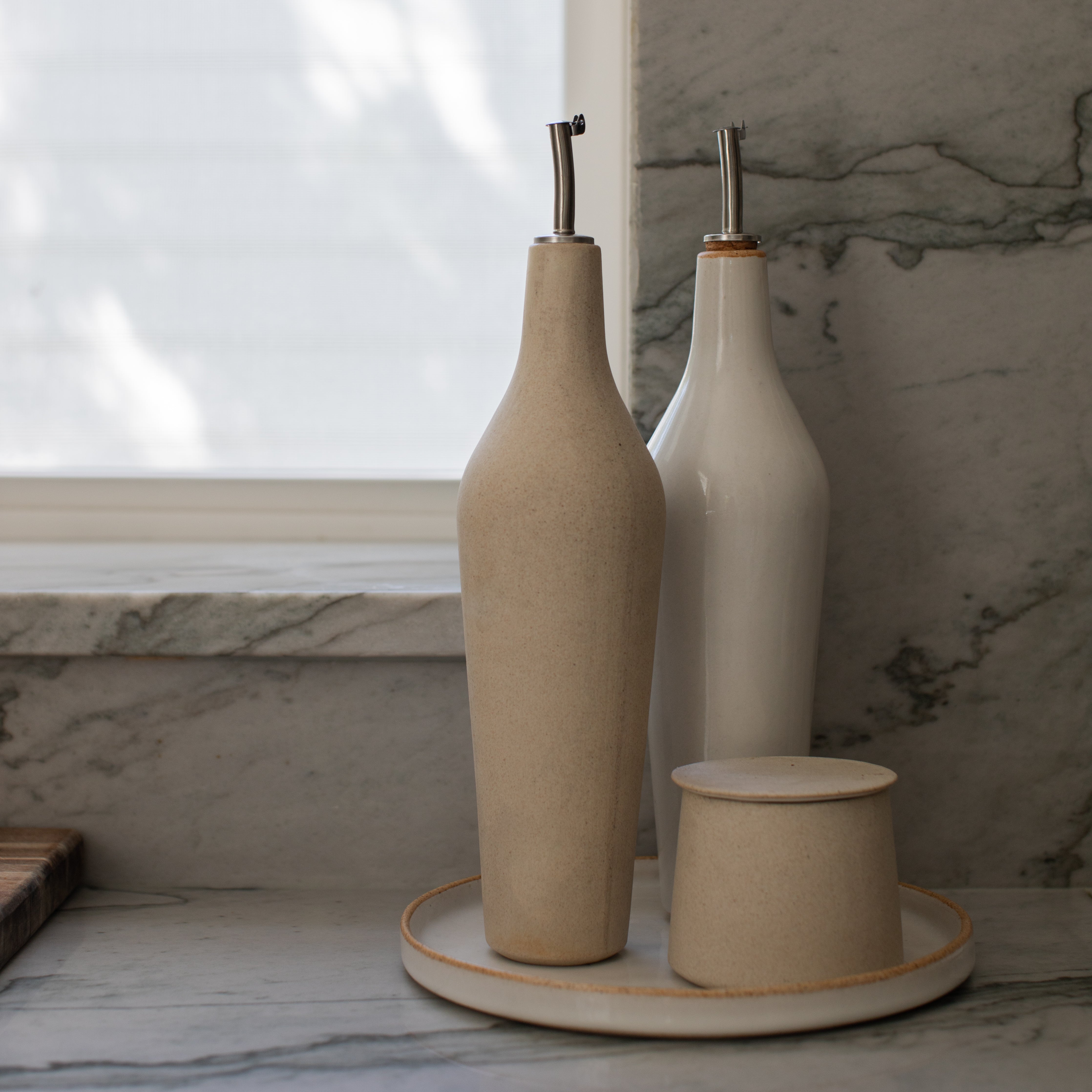 Minimal Oil Cruet | Stoneware