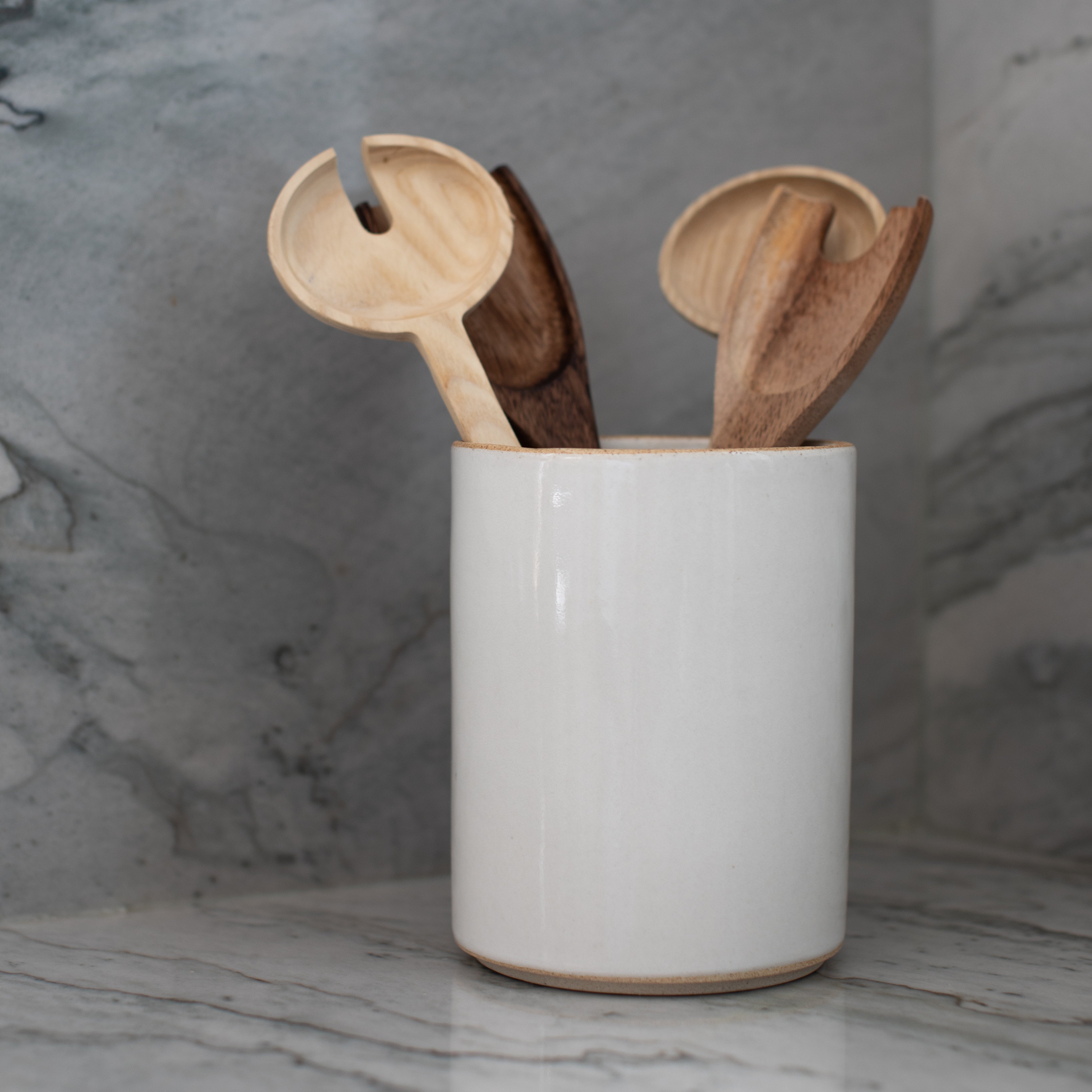 Minimal Utensil Crock | Stoneware