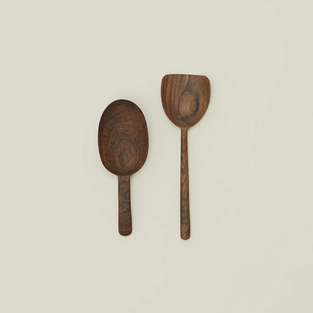 Walnut Scoop Spoon