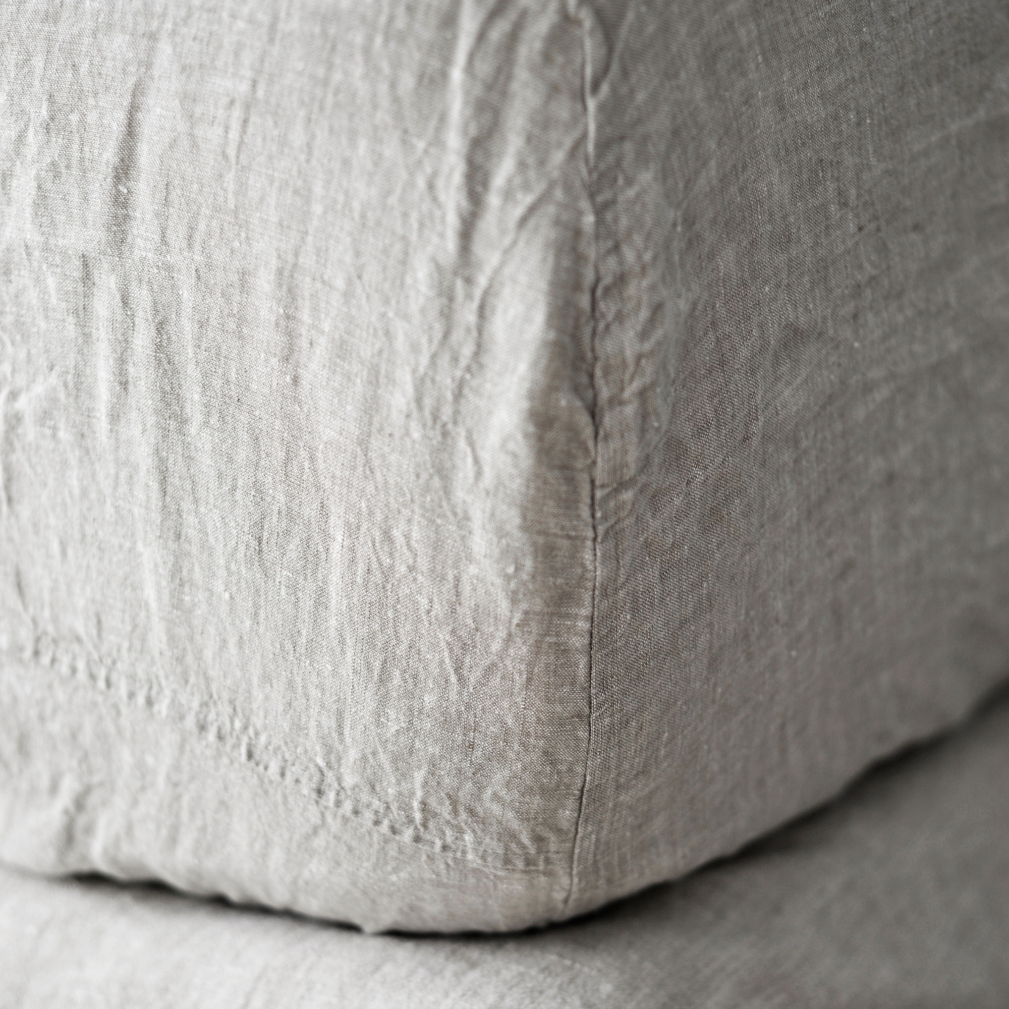 Melange Fitted Sheet by Beflax Linen