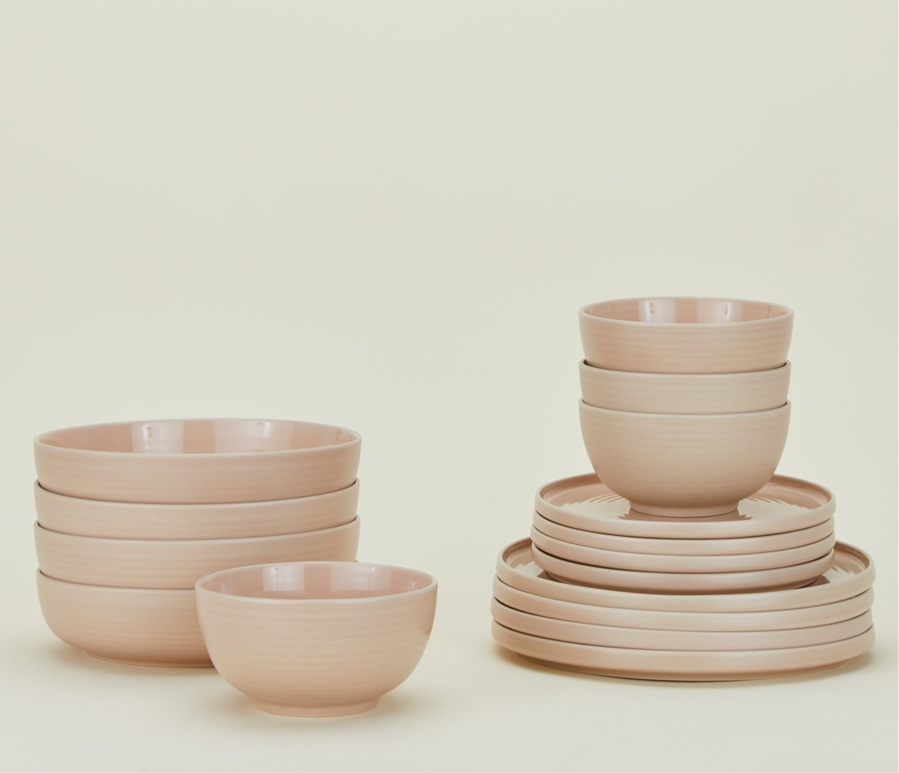 Essential Dinnerware - 16 pc Set, Blush