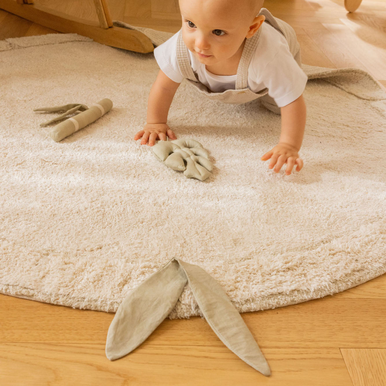 Bamboo Leaf Washable Rug