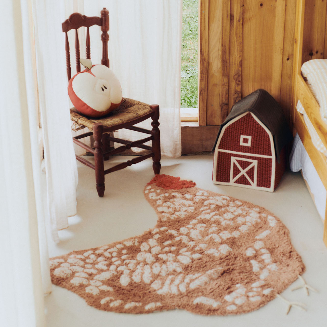 Chicken Washable Rug