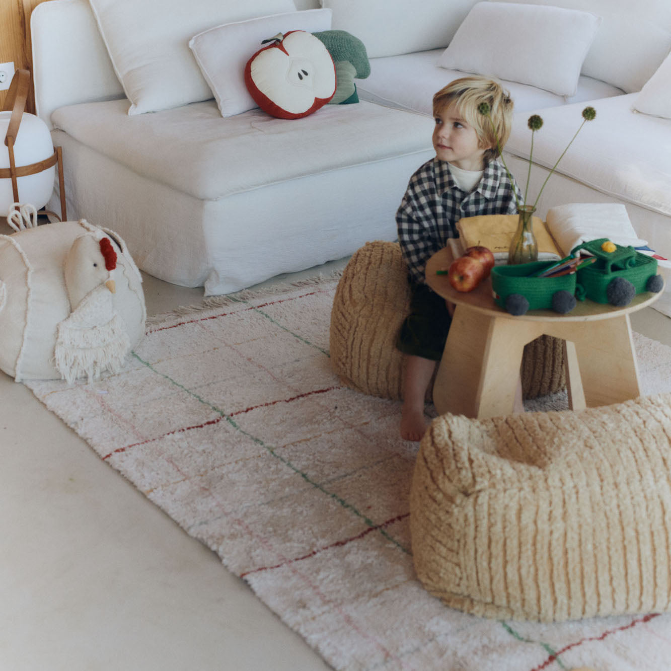 Color Lines Washable Rug