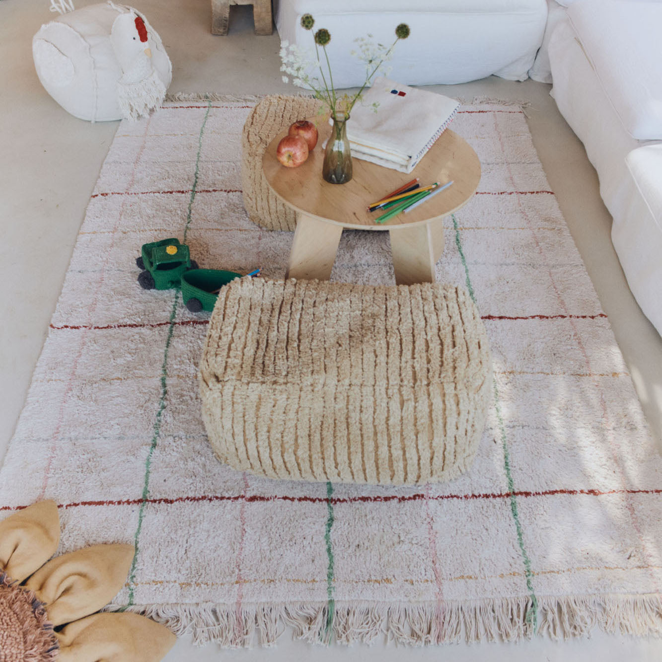 Color Lines Washable Rug