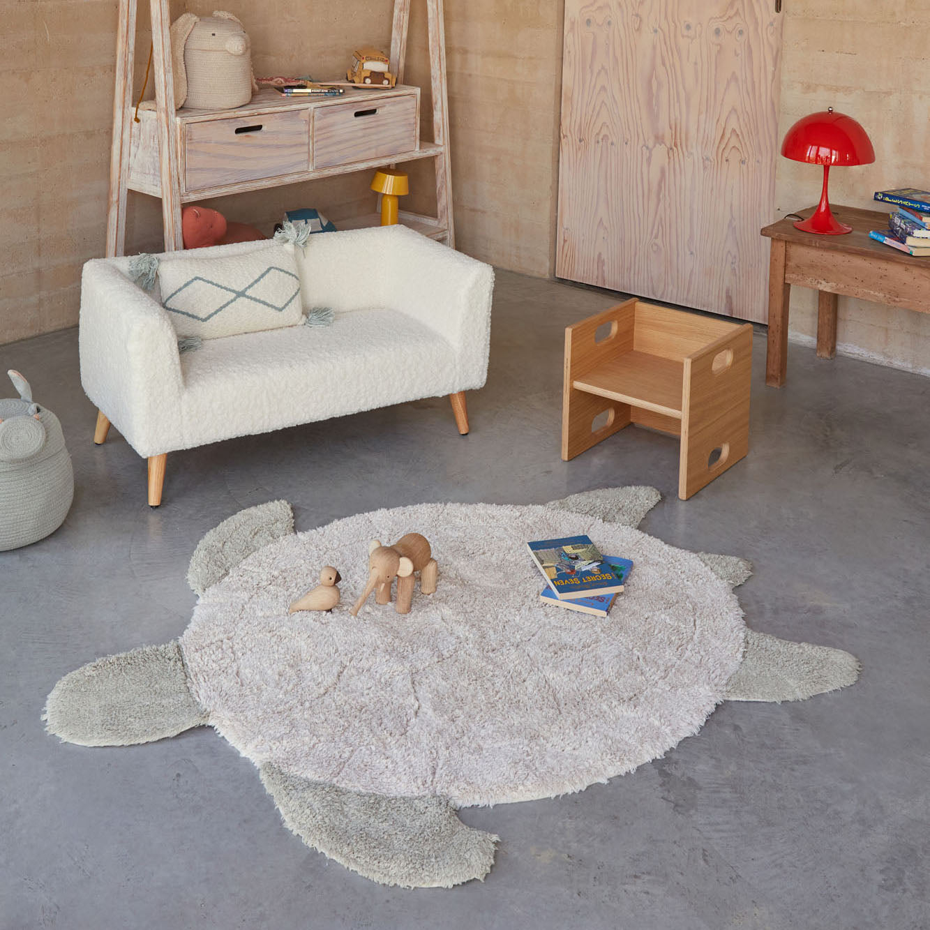 Sea Turtle Washable Rug