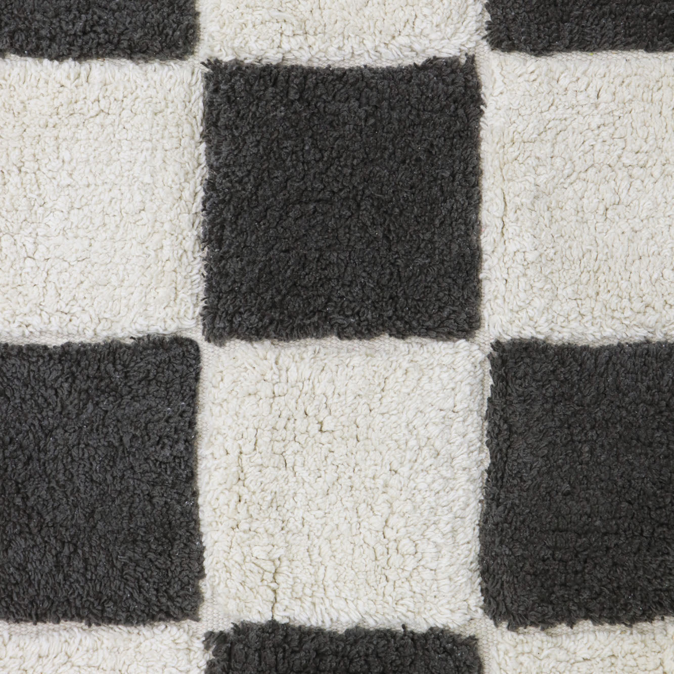 Dark Grey Kitchen Tiles Washable Rug