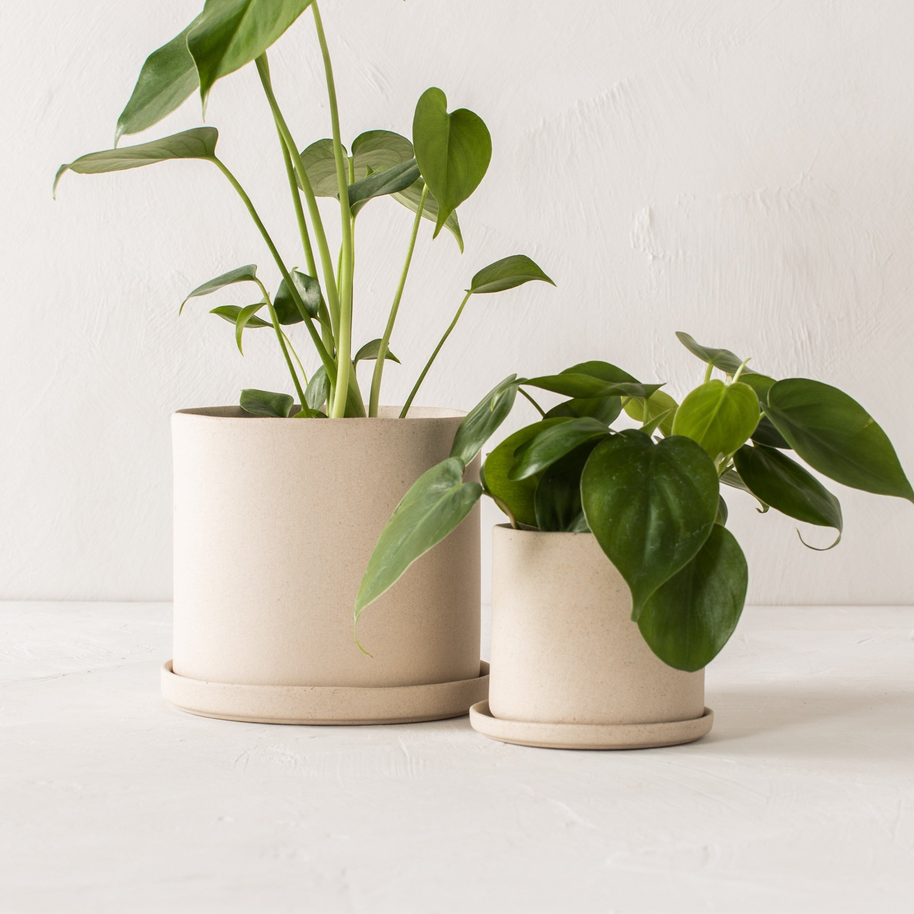 4" Minimal Planter | Raw Stoneware