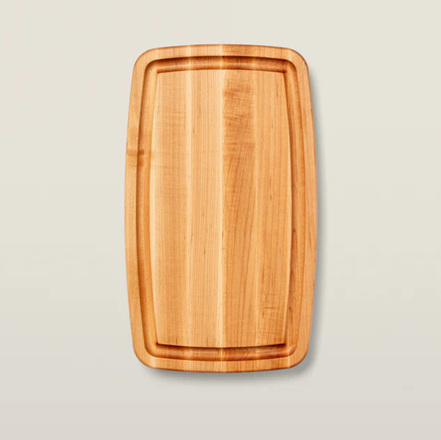 Boos Block CB Series Cutting Board with Rounded Edges and Juice Groove, 1-1/2" Thickness, Maple