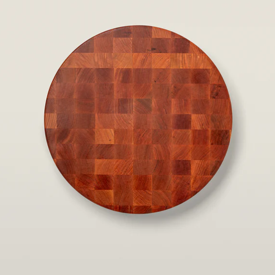 Boos Block Round Chopping Block, Reversible, End Grain, 3" Thick (CCB Series), Cherry