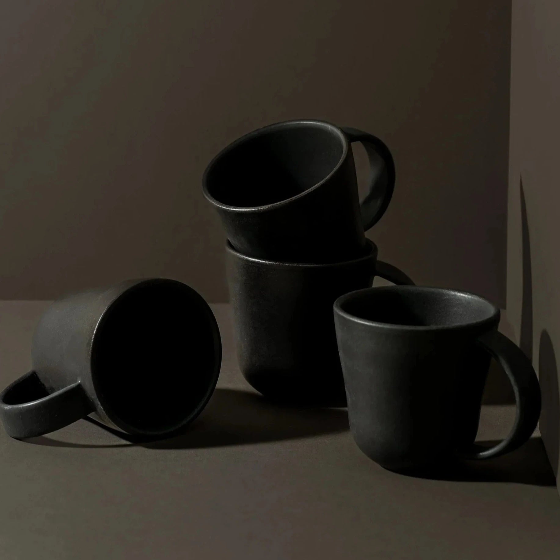 S/4 Tunisian Mug - Matte Black