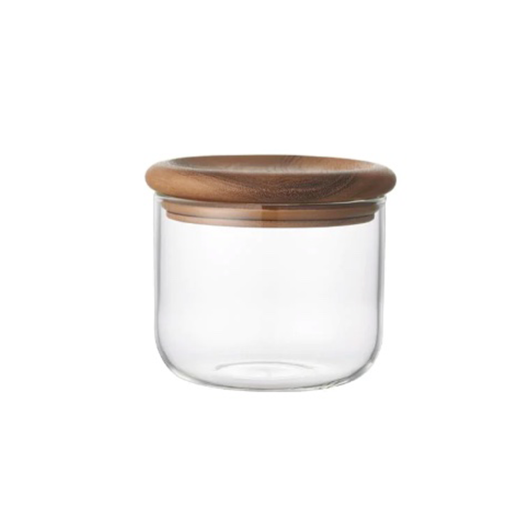 Baum Glass & Wood Airtight Canister