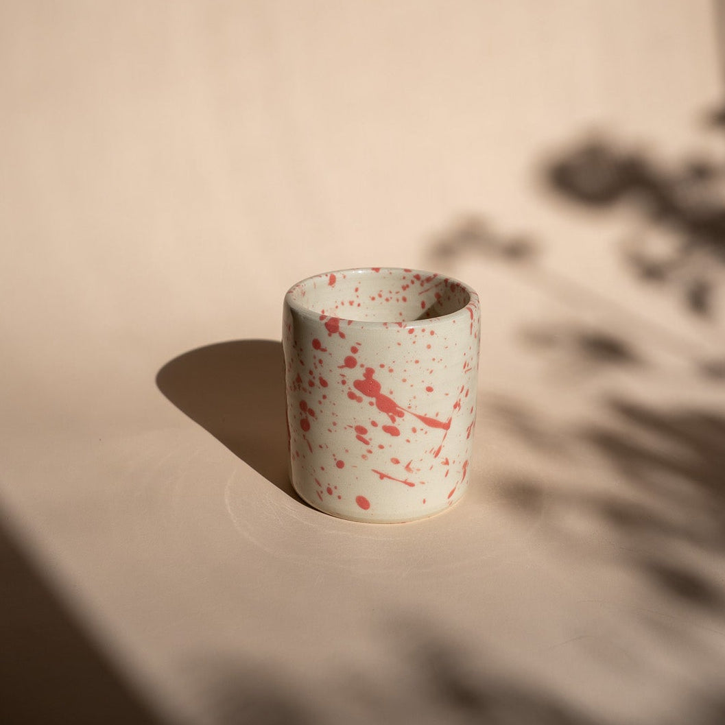 Jackson Handmade Ceramic Tumbler | Speckled Pink