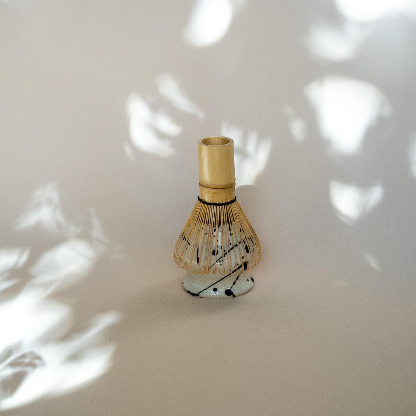 Jackson Handmade Ceramic Matcha Whisk  Holder | Speckled Black