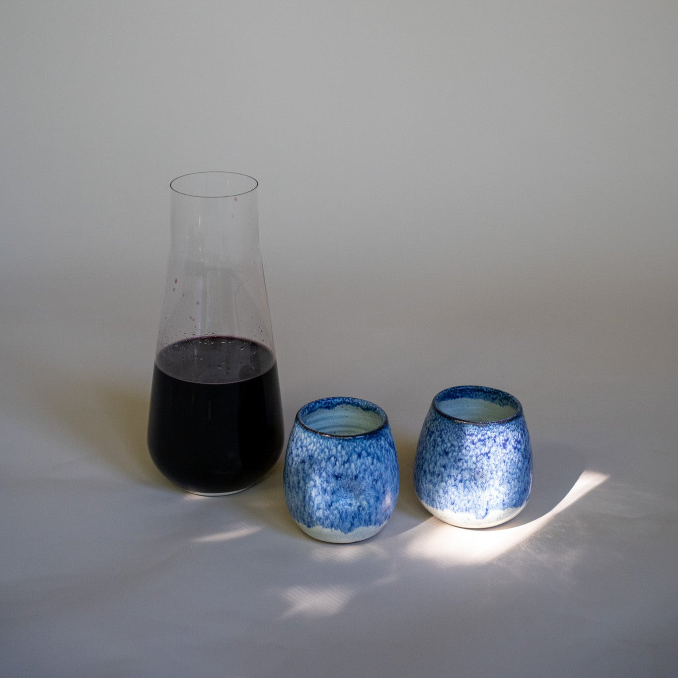 Ocean Breeze Handmade Ceramic Wine Cup