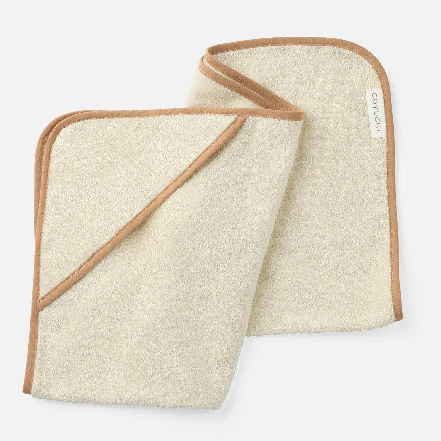 Cloud Loom™ Organic Baby Hooded Towel and Bath Mitt Set