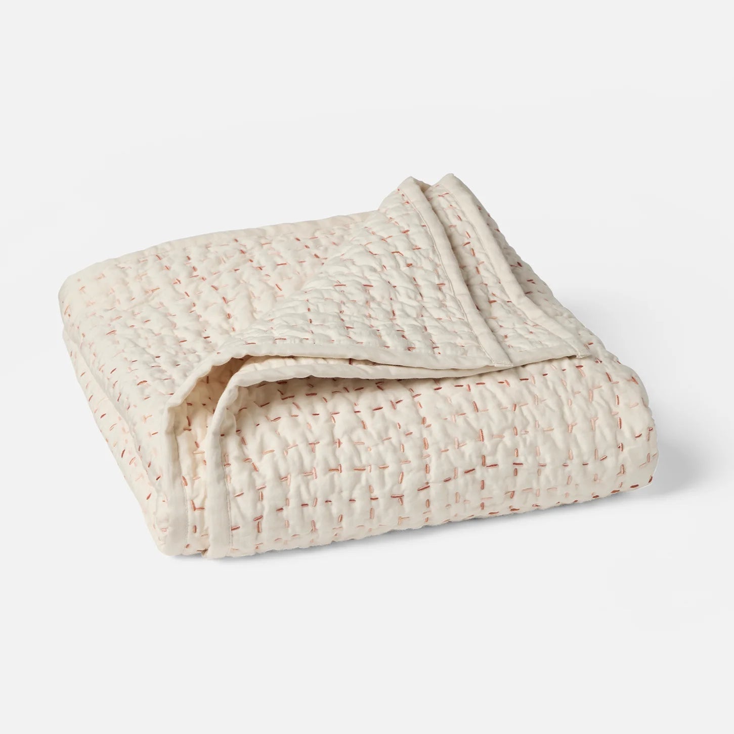 Pebbled Handstitched Organic Toddler Quilt