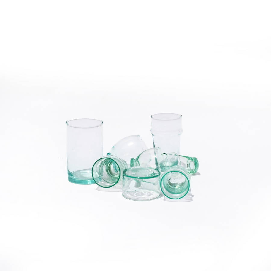 Beldi Recycled Glass, set of 4