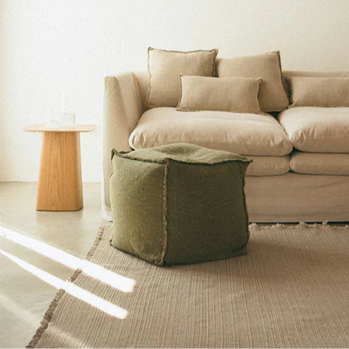 Handloom Pouf