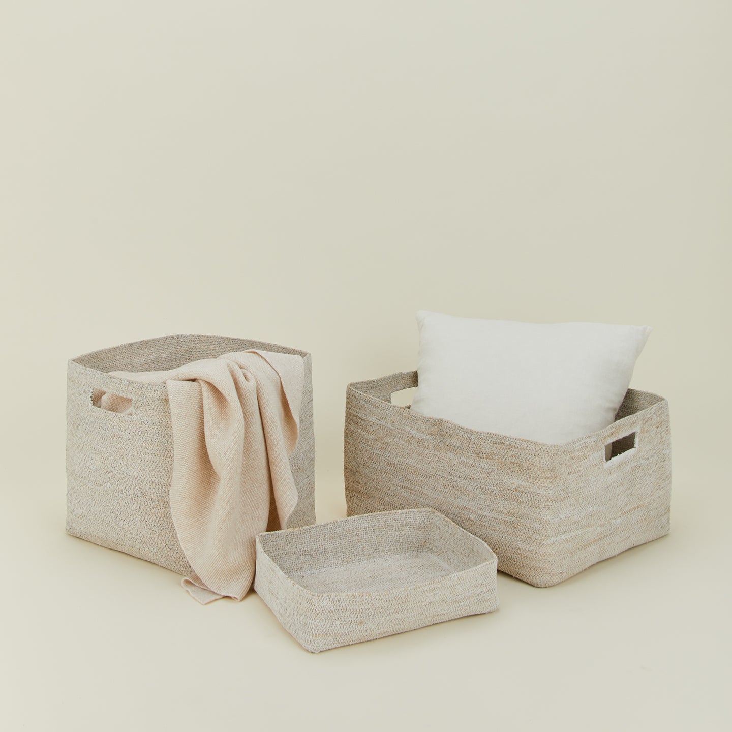 Essential Woven Storage - White